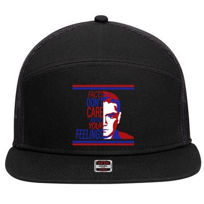 Face The Facts 7 Panel Mesh Trucker Snapback Hat