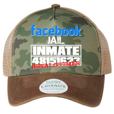 Facebook Jail Repeat Offender Legacy Tie Dye Trucker Hat