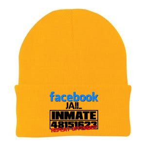 Facebook Jail Repeat Offender Knit Cap Winter Beanie