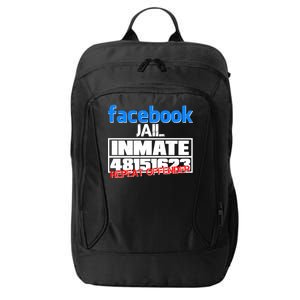 Facebook Jail Repeat Offender City Backpack