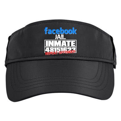 Facebook Jail Repeat Offender Adult Drive Performance Visor