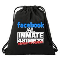 Facebook Jail Repeat Offender Drawstring Bag