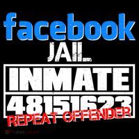 Facebook Jail Repeat Offender Drawstring Bag