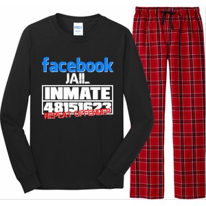 Facebook Jail Repeat Offender Long Sleeve Pajama Set