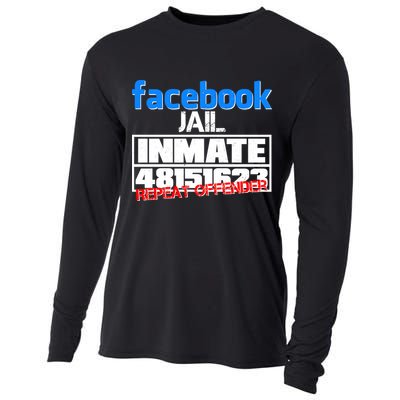 Facebook Jail Repeat Offender Cooling Performance Long Sleeve Crew