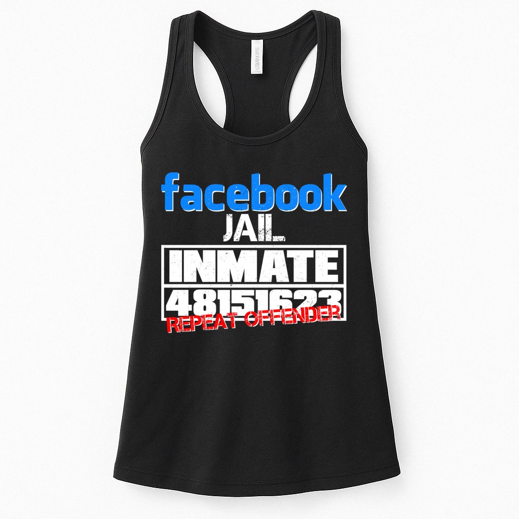 Facebook Jail Repeat Offender Womens Tank Top