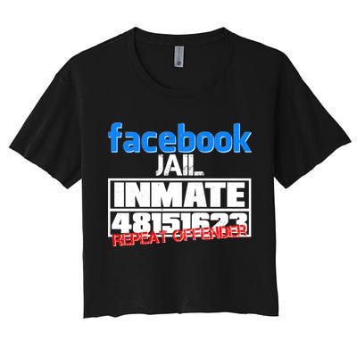 Facebook Jail Repeat Offender Crop Top