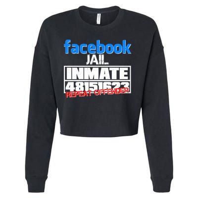 Facebook Jail Repeat Offender Cropped Pullover Crew