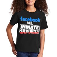 Facebook Jail Repeat Offender Kids T-Shirt
