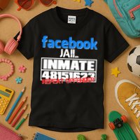 Facebook Jail Repeat Offender Kids T-Shirt