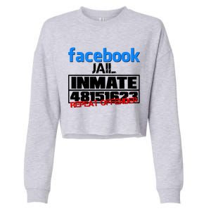 Facebook Jail Repeat Offender Cropped Pullover Crew