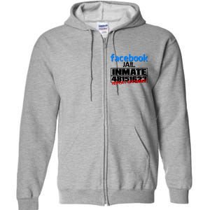 Facebook Jail Repeat Offender Full Zip Hoodie