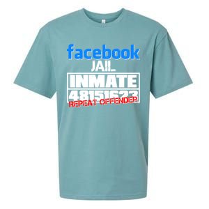 Facebook Jail Repeat Offender Sueded Cloud Jersey T-Shirt