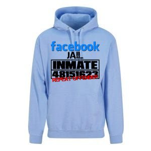 Facebook Jail Repeat Offender Unisex Surf Hoodie