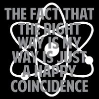 Fact That I'm Right Happy Coincidence Cropped Pullover Crew