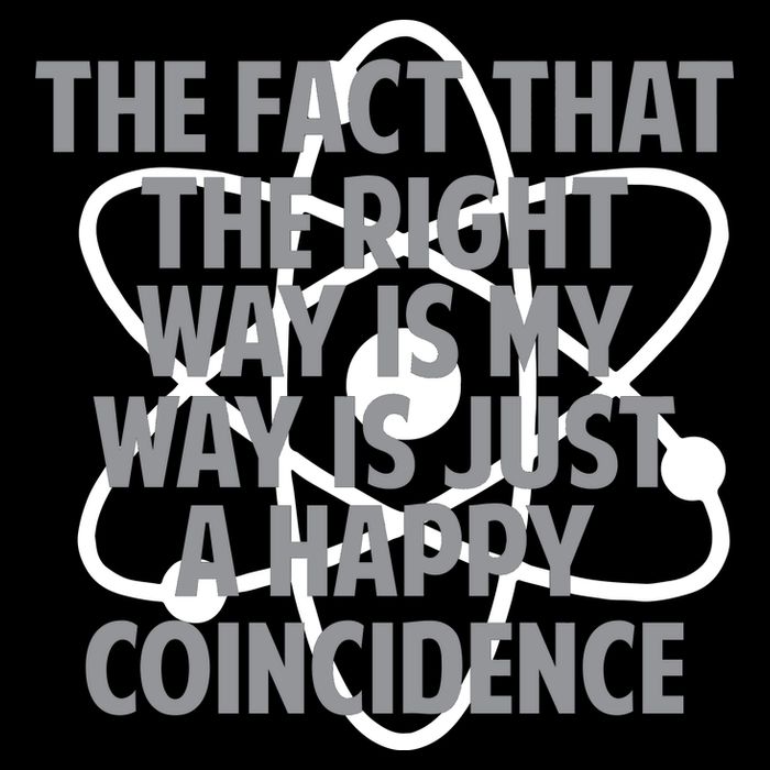Fact That I'm Right Happy Coincidence Cropped Pullover Crew