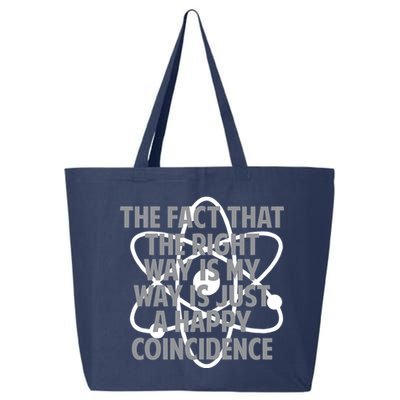Fact That I'm Right Happy Coincidence 25L Jumbo Tote