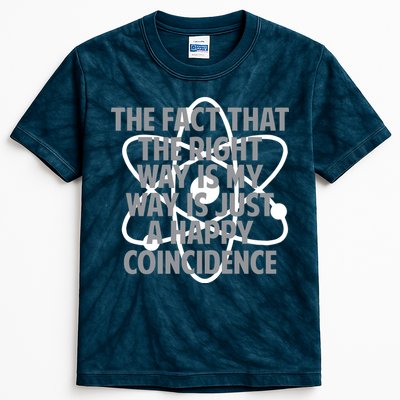 Fact That I'm Right Happy Coincidence Kids Tie-Dye T-Shirt