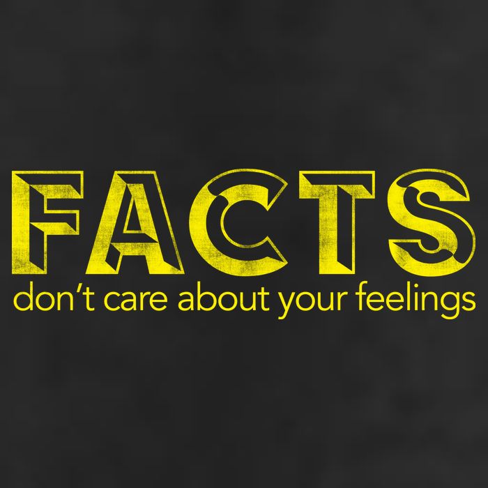 Facts Don't Care About Your Feelings Adult Drive Performance Visor