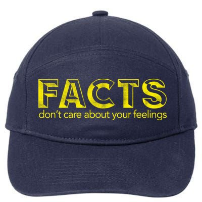 Facts Don't Care About Your Feelings 7-Panel Snapback Hat