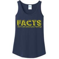 Facts Don't Care About Your Feelings Ladies Essential Tank