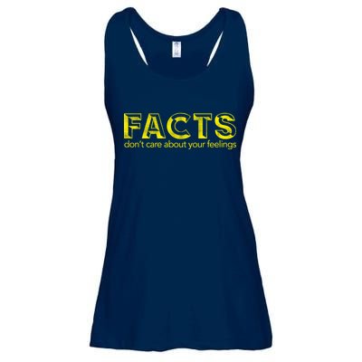 Facts Don't Care About Your Feelings Ladies Essential Flowy Tank