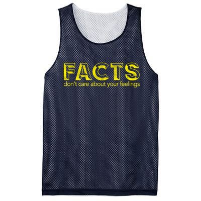 Facts Don't Care About Your Feelings Mesh Reversible Basketball Jersey Tank