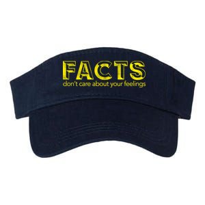 Facts Don't Care About Your Feelings Valucap Bio-Washed Visor