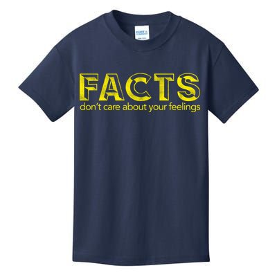 Facts Don't Care About Your Feelings Kids T-Shirt