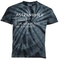 Funny Astronomer Definition Astronomy Gift science Kids Tie-Dye T-Shirt