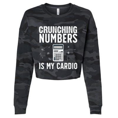 Funny Accounting Design For Men Women Accountant CPA Analyst Cropped Pullover Crew