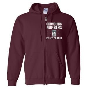 Funny Accounting Design For Men Women Accountant CPA Analyst Full Zip Hoodie