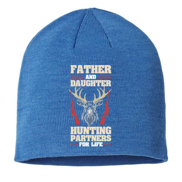 Father And Daughter Hunting Partners For Life Dad Fathersday Gift Sustainable Beanie