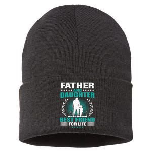 FATHER AND DAUGHTER BEST FRIEND FOR LIFE FATHERS DAY GIFT Sustainable Knit Beanie