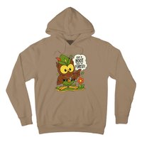 Funny Arbor Day Give A Hoot About The Forest Arbor Day Hoodie