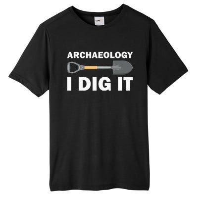 Funny Archeologist Design Archeology Lovers Tall Fusion ChromaSoft Performance T-Shirt