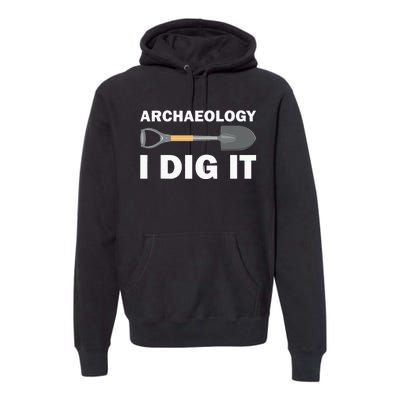 Funny Archeologist Design Archeology Lovers Premium Hoodie