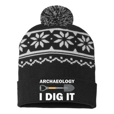 Funny Archeologist Design Archeology Lovers USA-Made Snowflake Beanie