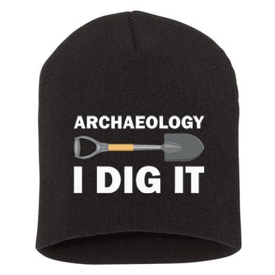 Funny Archeologist Design Archeology Lovers Short Acrylic Beanie