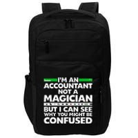 Funny Accountant Design For Women Accountant Accounting Impact Tech Backpack