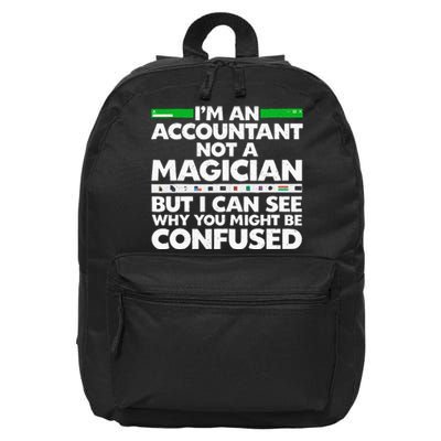 Funny Accountant Design For Women Accountant Accounting 16 in Basic Backpack