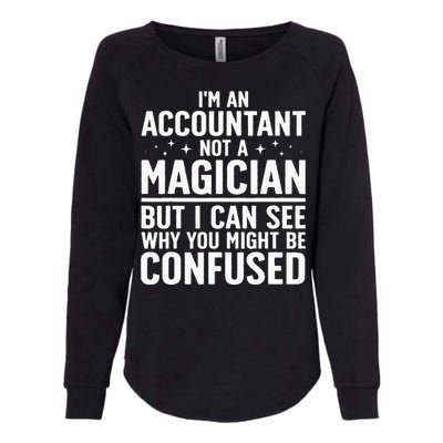 Funny Accountant Design For Women Accountant Accounting Womens California Wash Sweatshirt