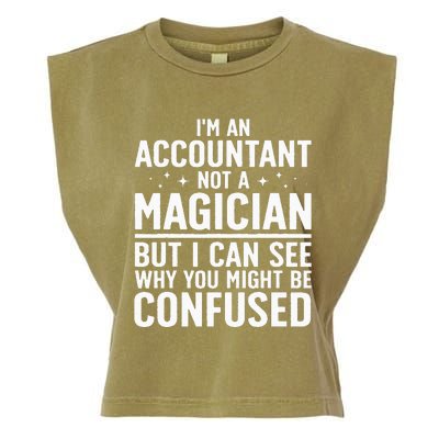 Funny Accountant Design For Women Accountant Accounting Garment-Dyed Women's Muscle Tee