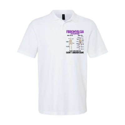 Fibromyalgia Awareness Do Not Judge What You Dont Understand Softstyle Adult Sport Polo