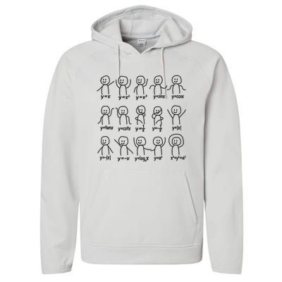 Funny Algebra Dance Graph Figures Math Equation Performance Fleece Hoodie