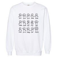 Funny Algebra Dance Graph Figures Math Equation Garment-Dyed Sweatshirt