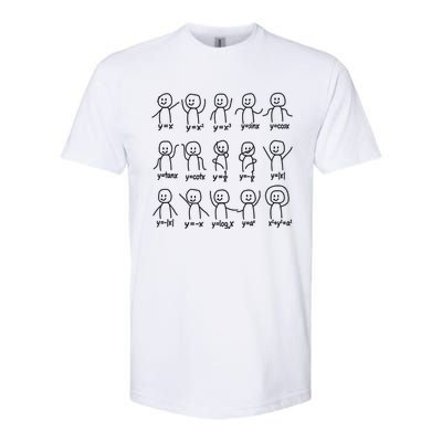 Funny Algebra Dance Graph Figures Math Equation Softstyle CVC T-Shirt