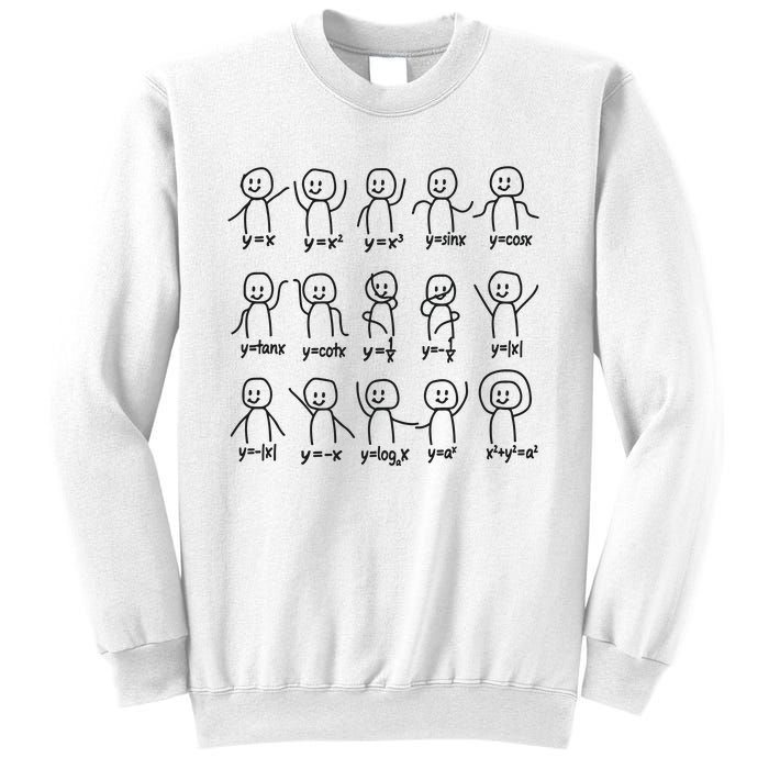 Funny Algebra Dance Graph Figures Math Equation Sweatshirt