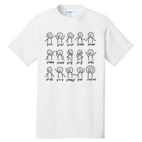 Funny Algebra Dance Graph Figures Math Equation Tall T-Shirt