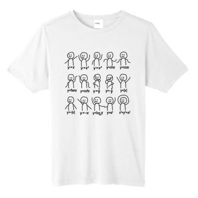 Funny Algebra Dance Graph Figures Math Equation Tall Fusion ChromaSoft Performance T-Shirt